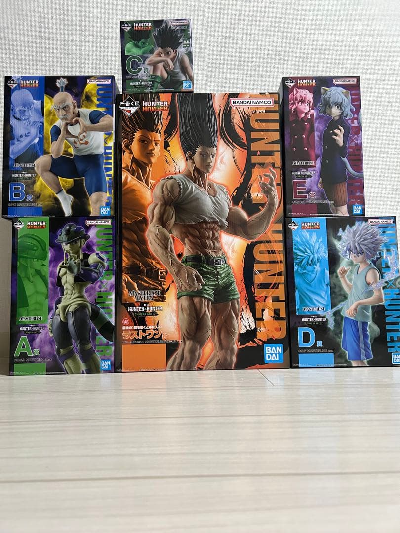 一番くじ HUNTER×HUNTER ラストワン、A、B、C、D、E賞 オマケ付