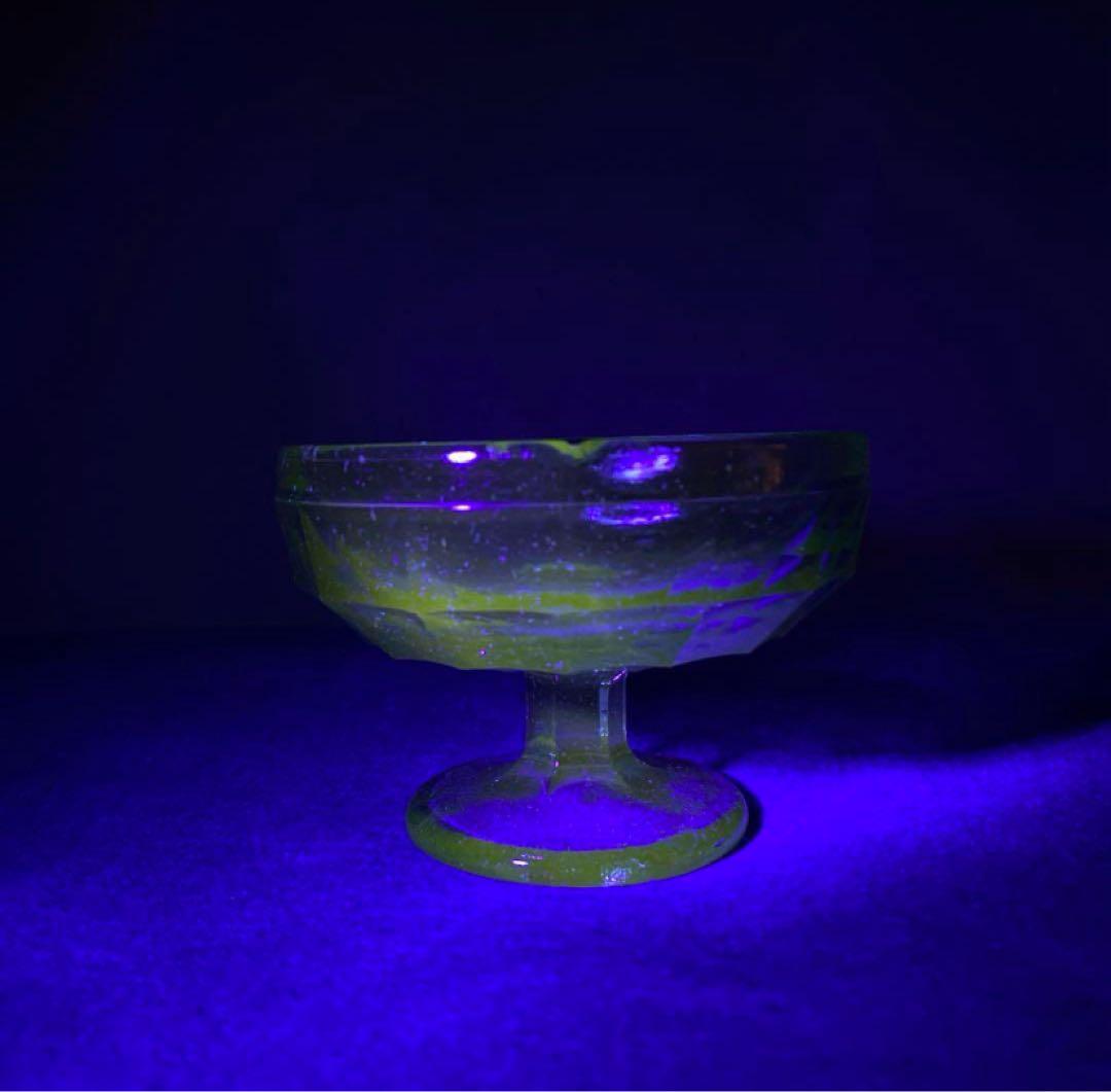 大正 ウランガラス かき氷カップ コレクション 骨董品 食器 テーブルウェア