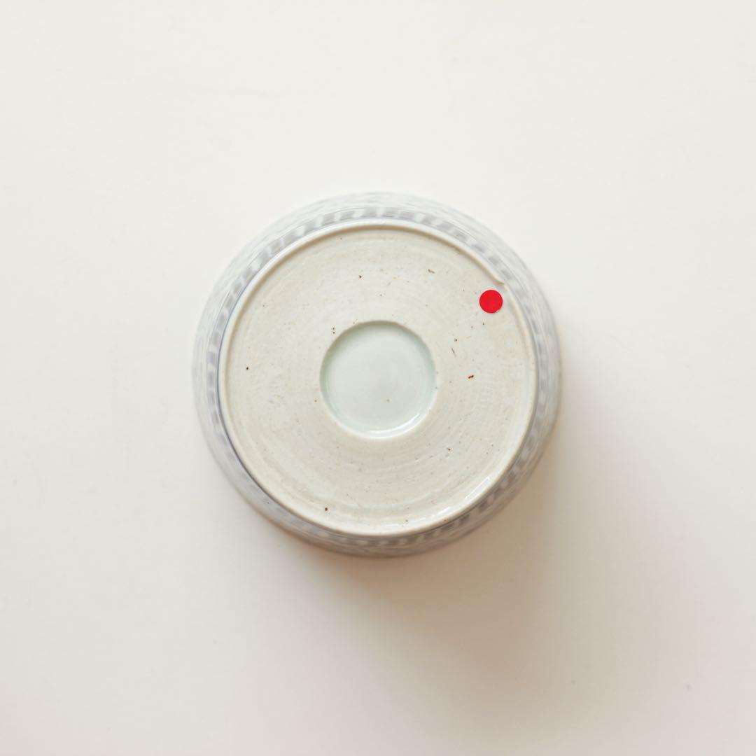 伊万里　古伊万里　江戸　後期　蕎麦猪口　萩唐草　蛇の目　高台