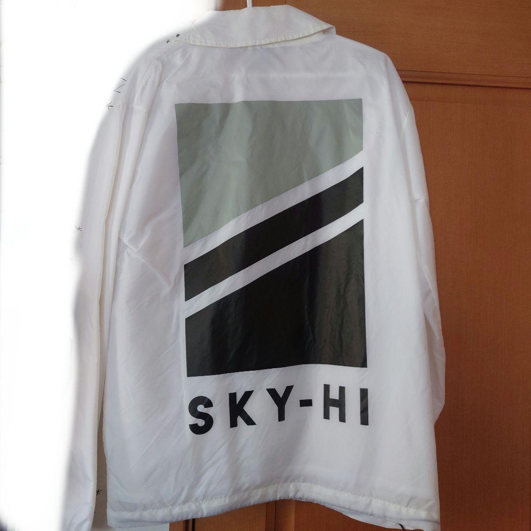 SKY-HI コーチジャケット 白