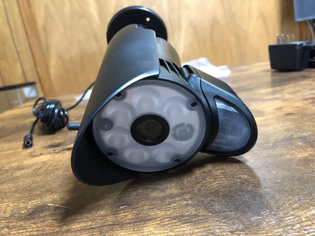 NSK NS-101W モニター&センサーライト機能付カメラセット