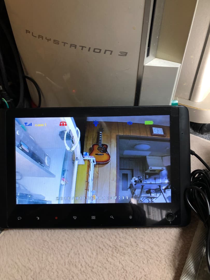 NSK NS-101W モニター&センサーライト機能付カメラセット