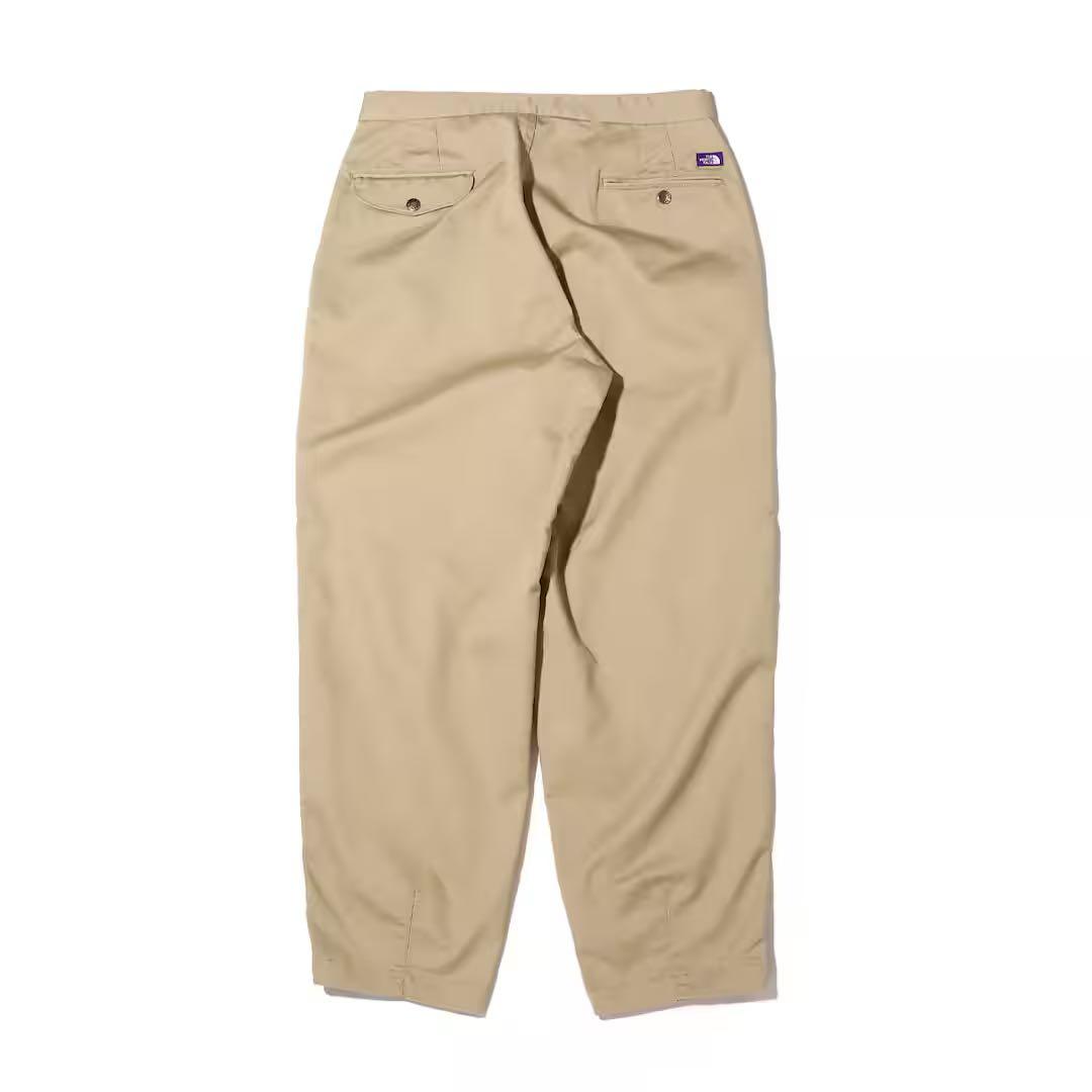 パープルレーベルStretch Twill Wide Tapered Pants