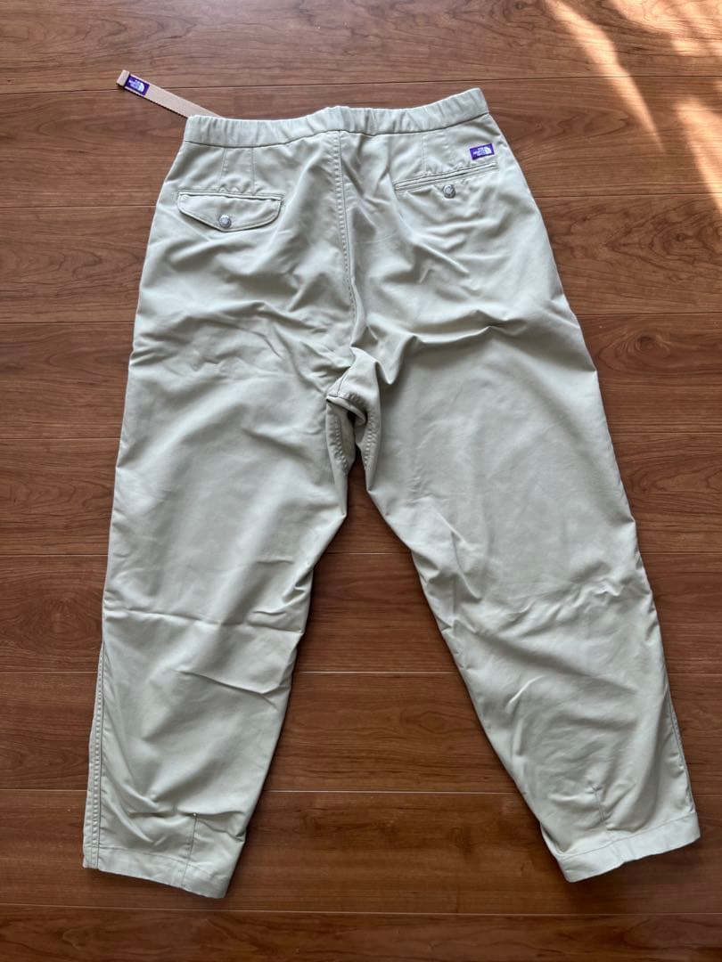 パープルレーベルStretch Twill Wide Tapered Pants