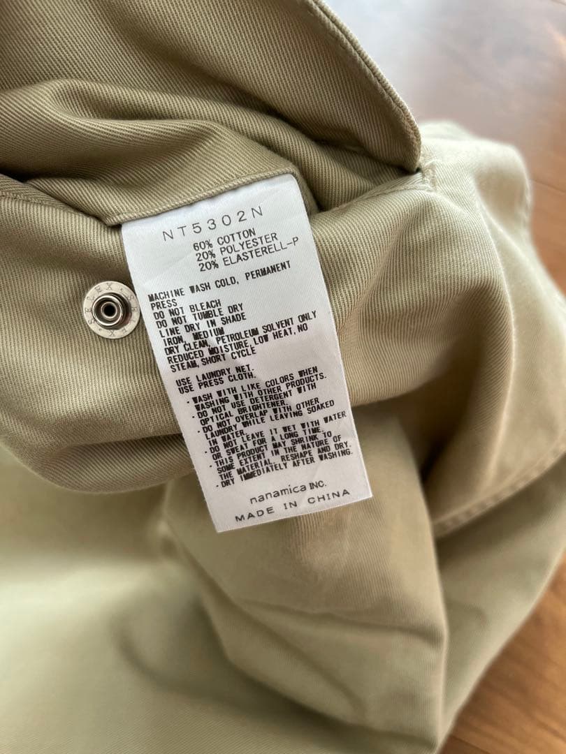 パープルレーベルStretch Twill Wide Tapered Pants