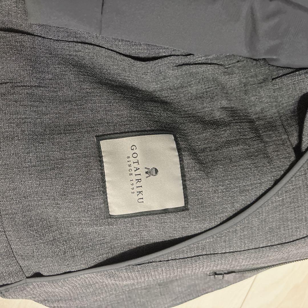 未使用タグ付き 五大陸 2way ダウンジャケット ブルゾンジャケット グレー