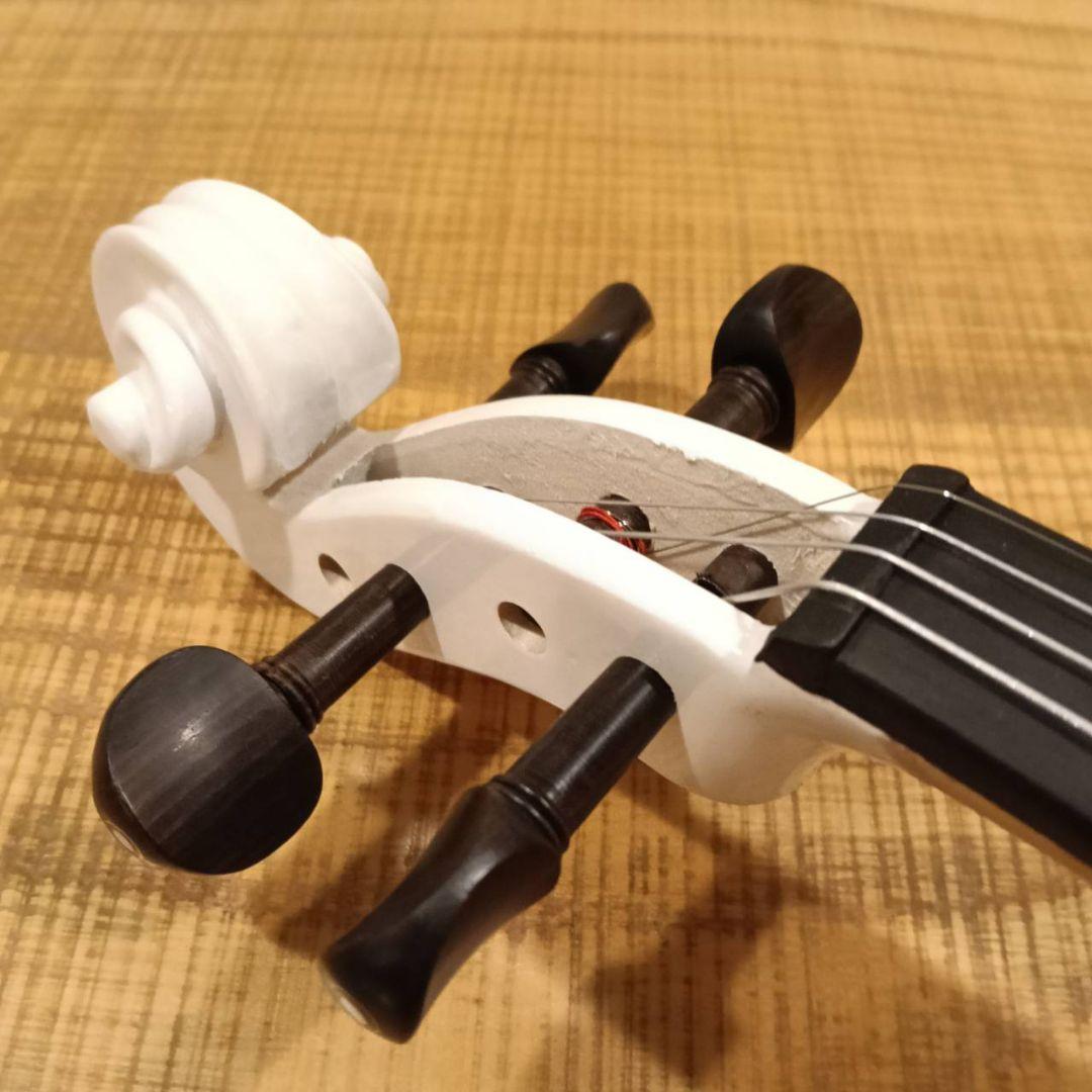 【美品】ENNBOM サイレントバイオリン  エレキバイオリン 白 4/4サイズ