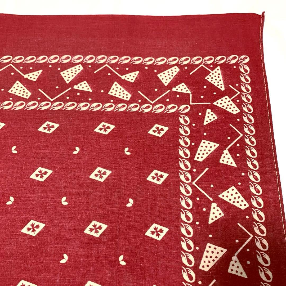 【スペシャル！】〜30年代 両耳大判 ヴィンテージバンダナ #37