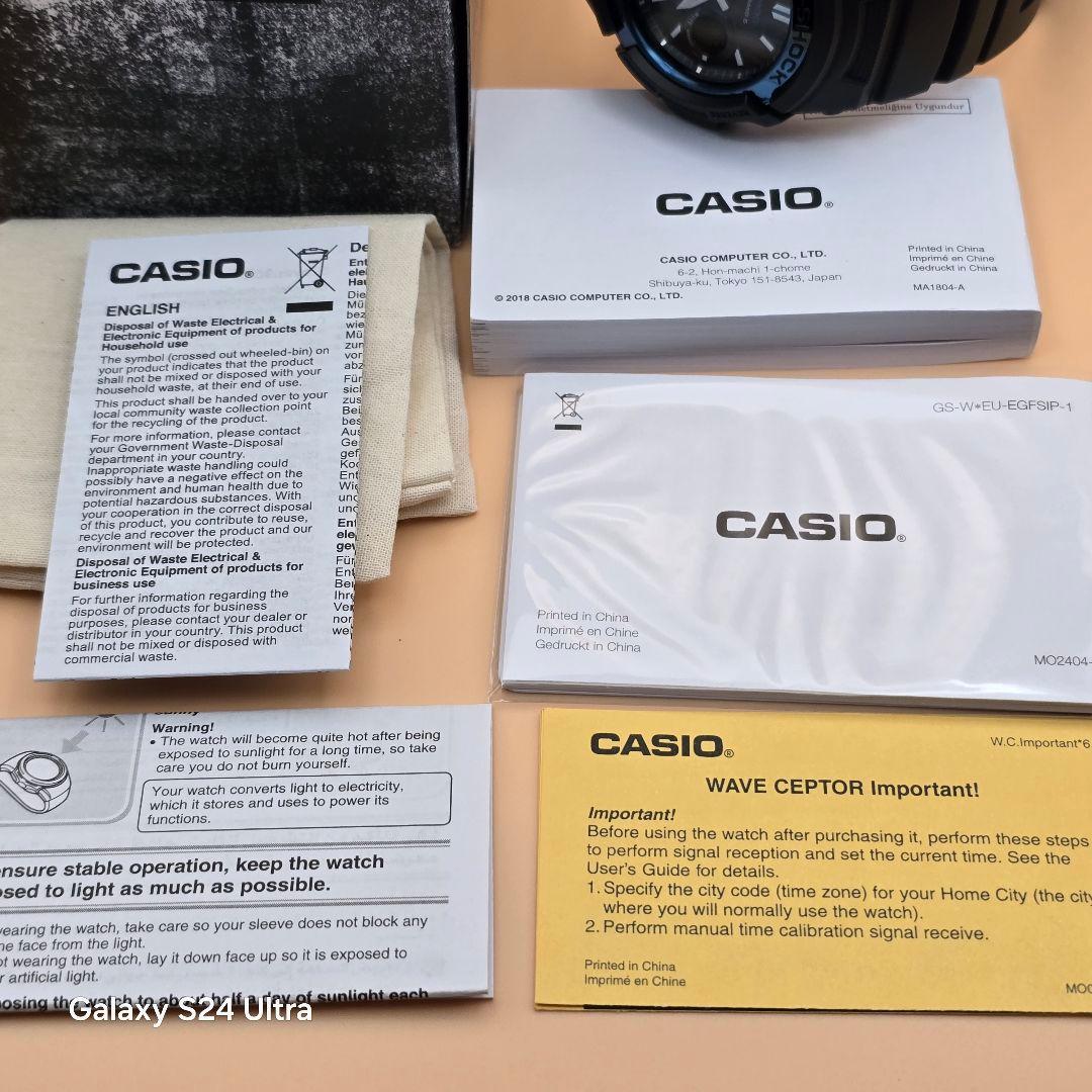 未使用G-SHOCK ジーショック 電波時計 タフソーラー ソーラー充電システム