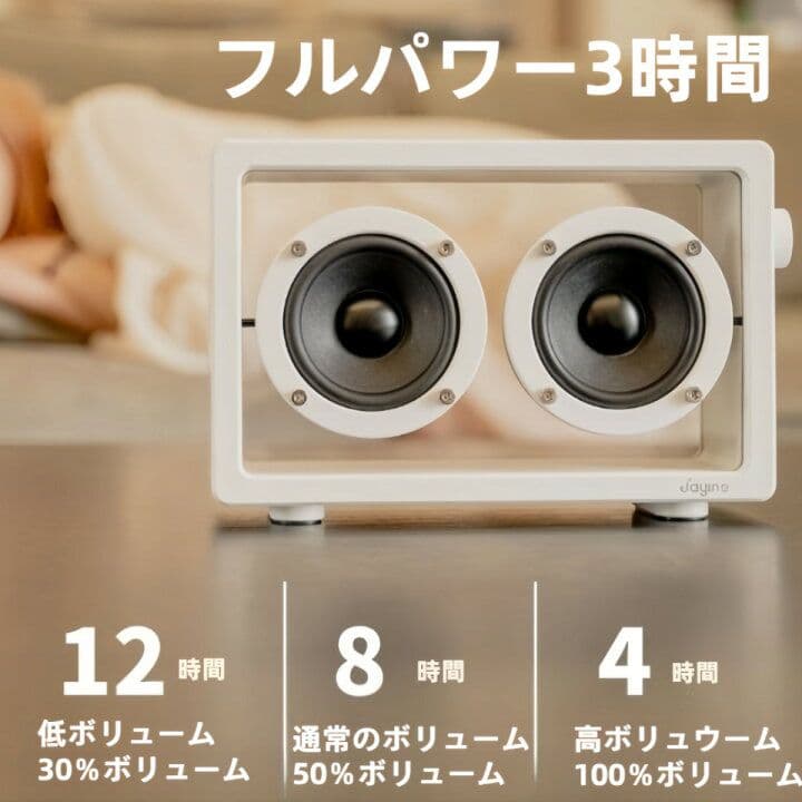 在庫処分 Jayine Cassette Mini BK102 透明スピーカー