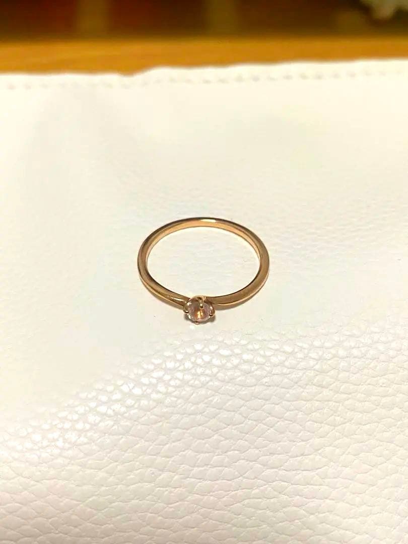 本日のみお値下げ美品サマンサティアラローズクォーツリングK10 PG 11号