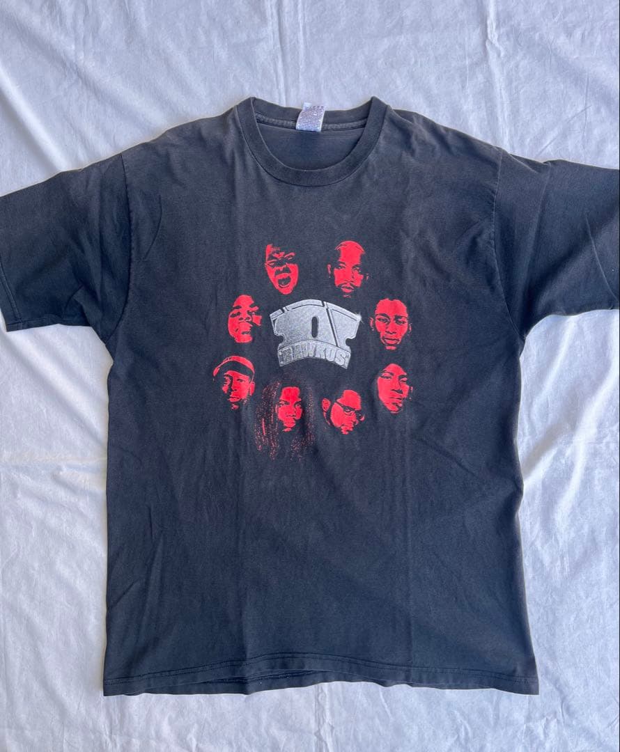 セール激レアRAWKUS RECORD Tシャツ ヒップホップアーティストXL黒