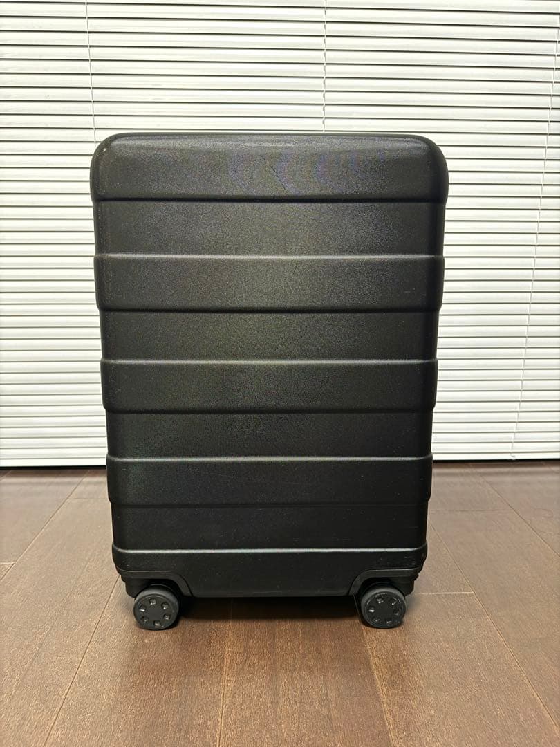無印良品 ストッパー付きハードキャリー ブラック 機内持ち込み