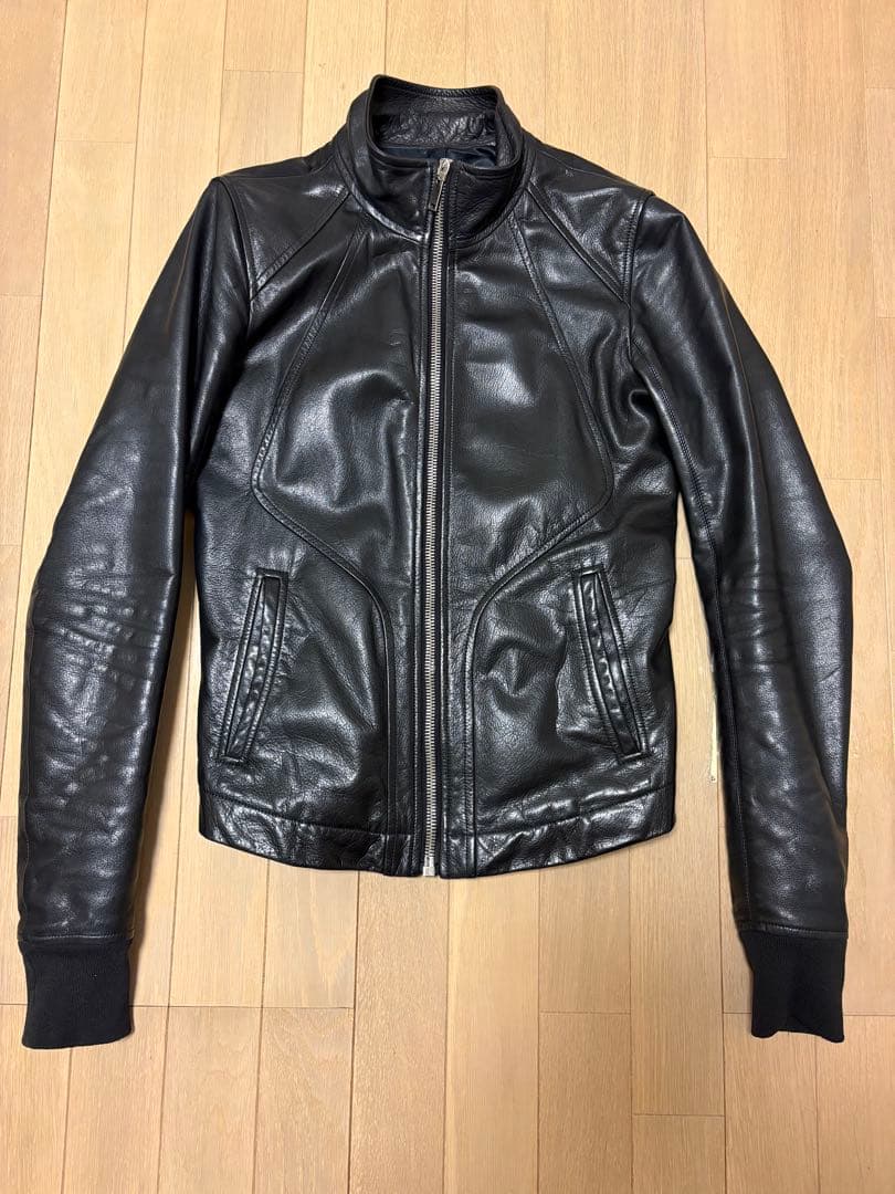 ジャケット・アウター rick Owens intarsia leather jacket