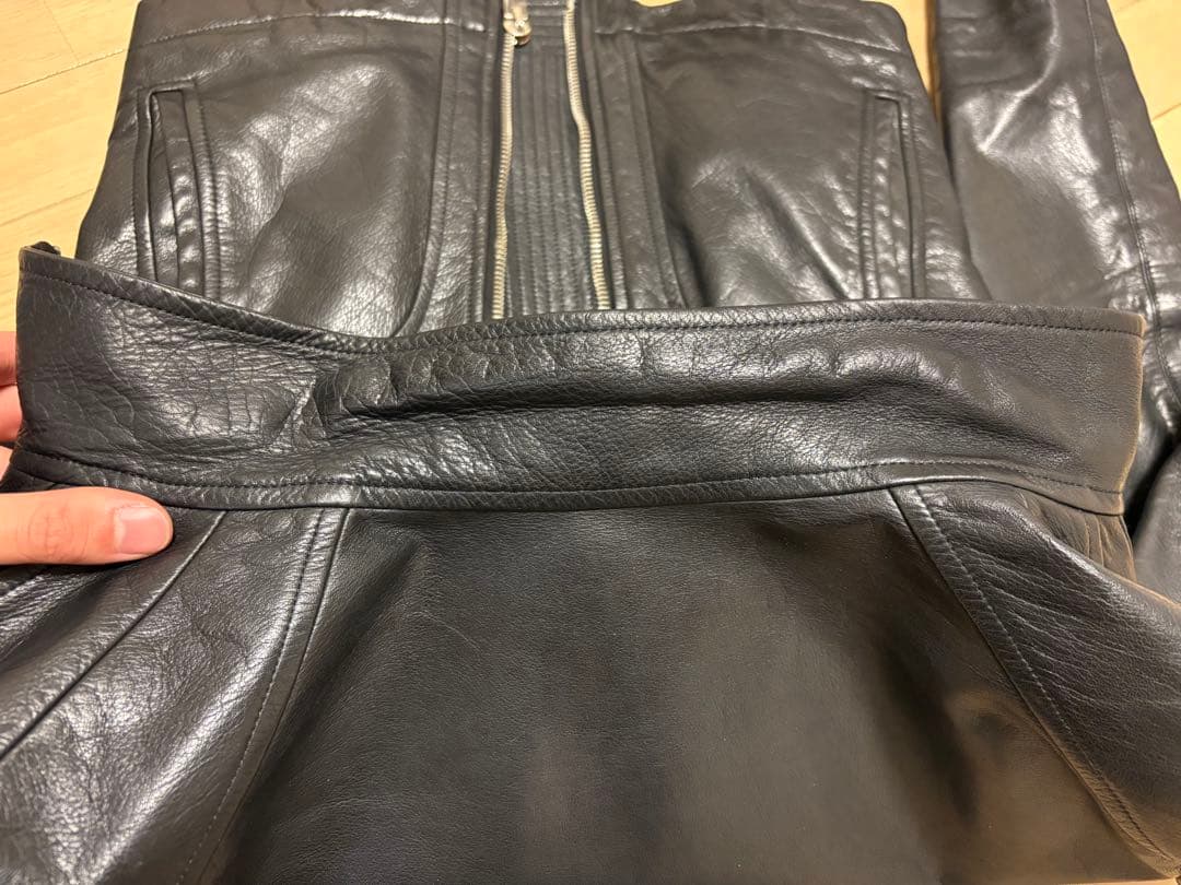 ジャケット・アウター rick Owens intarsia leather jacket