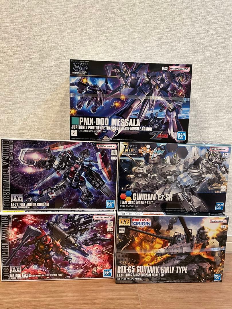 HG 高機動型サイコ•ザク/ HG フルアーマー•ガンダム/HG メッサーラ/他