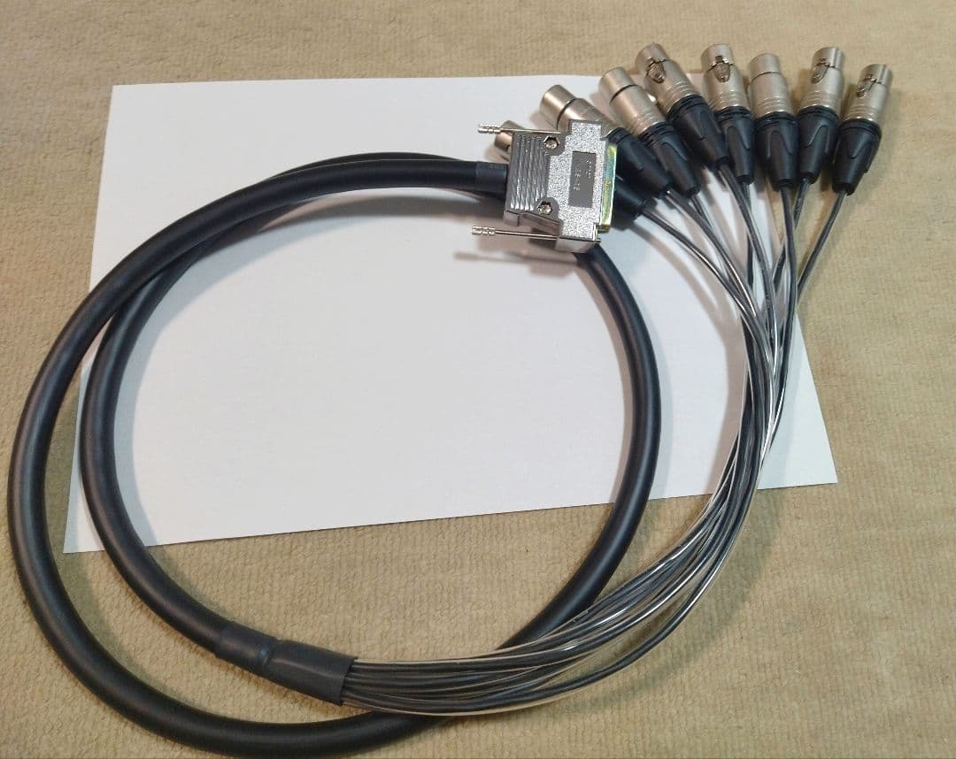 MOGAMI 2932 モガミ D-Sub25→XLRコネクター メス 1.5m