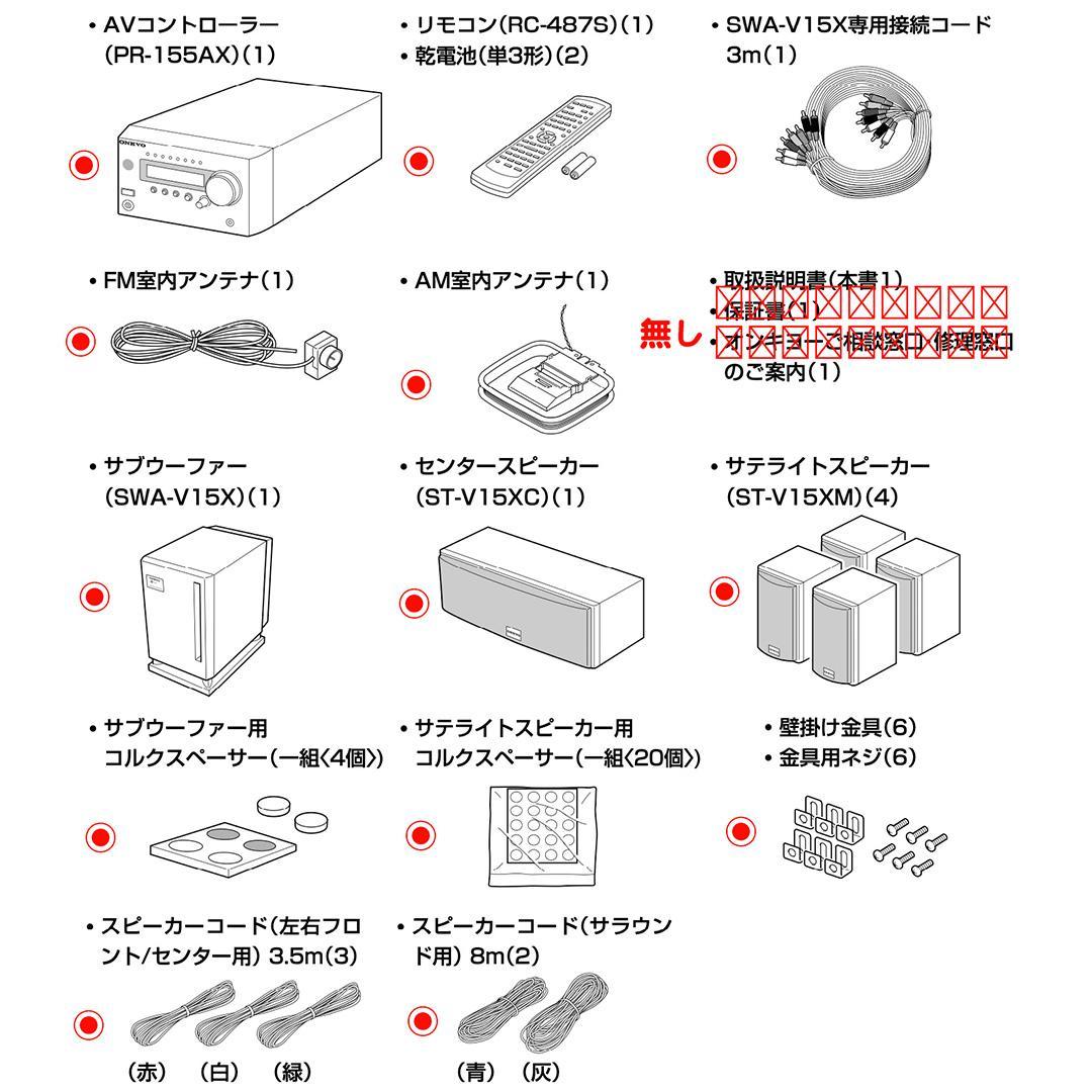ONKYO 5.1ch BASE-V15X オンキョー