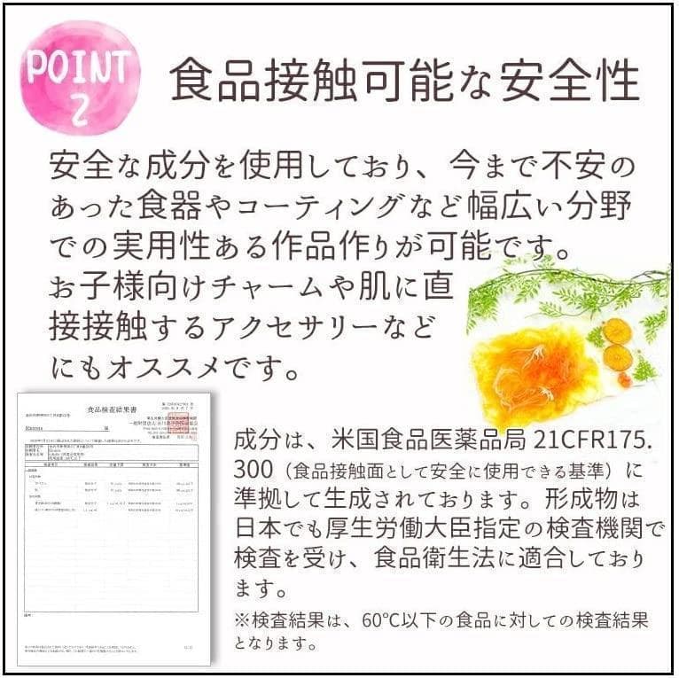 しらたま★訳アリ レジン液1セット＋レジン液2セット 計3セット