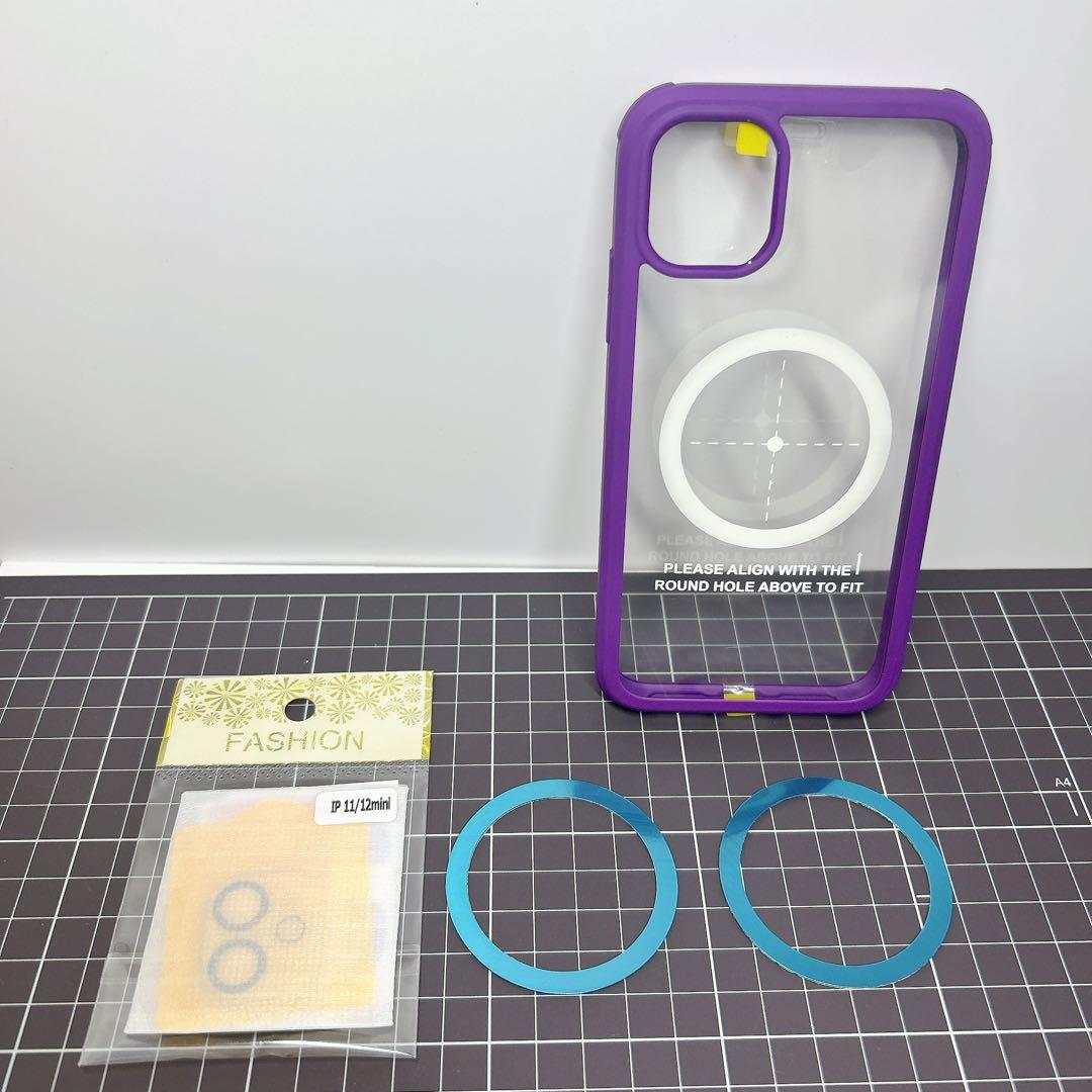 iPhone11 スマホケース 紫 パープル