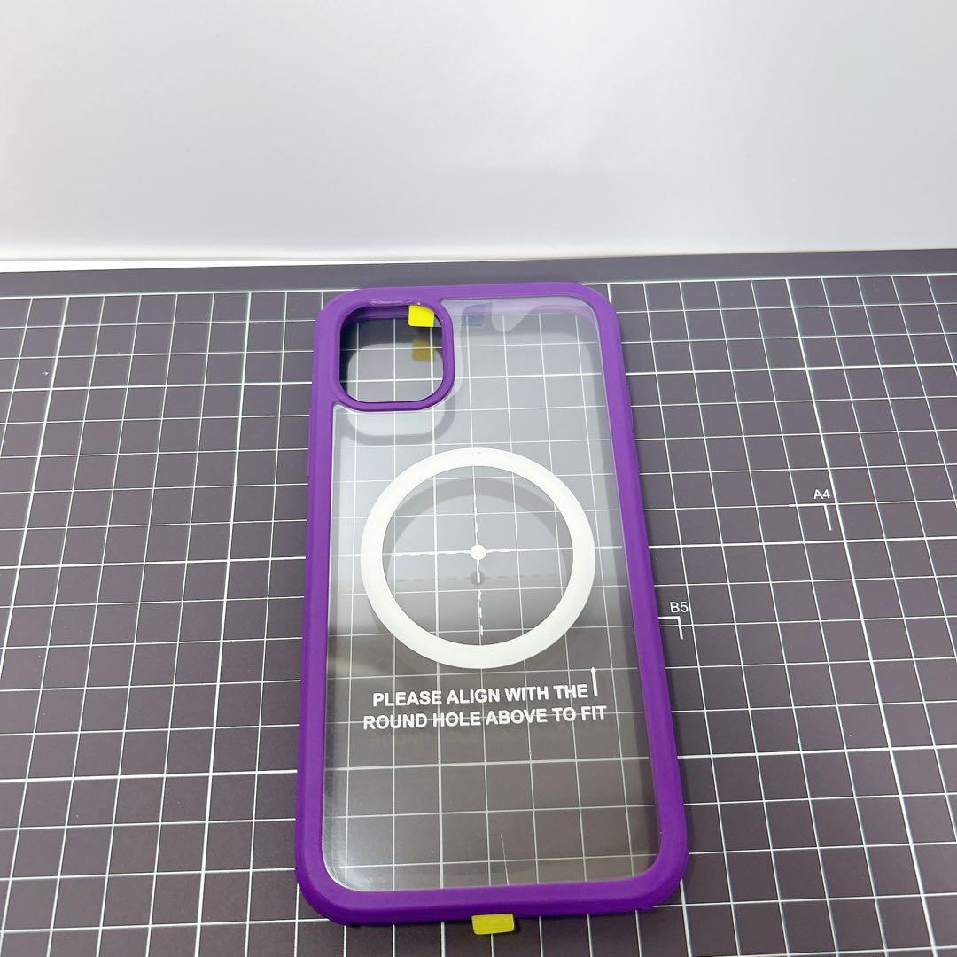 iPhone11 スマホケース 紫 パープル