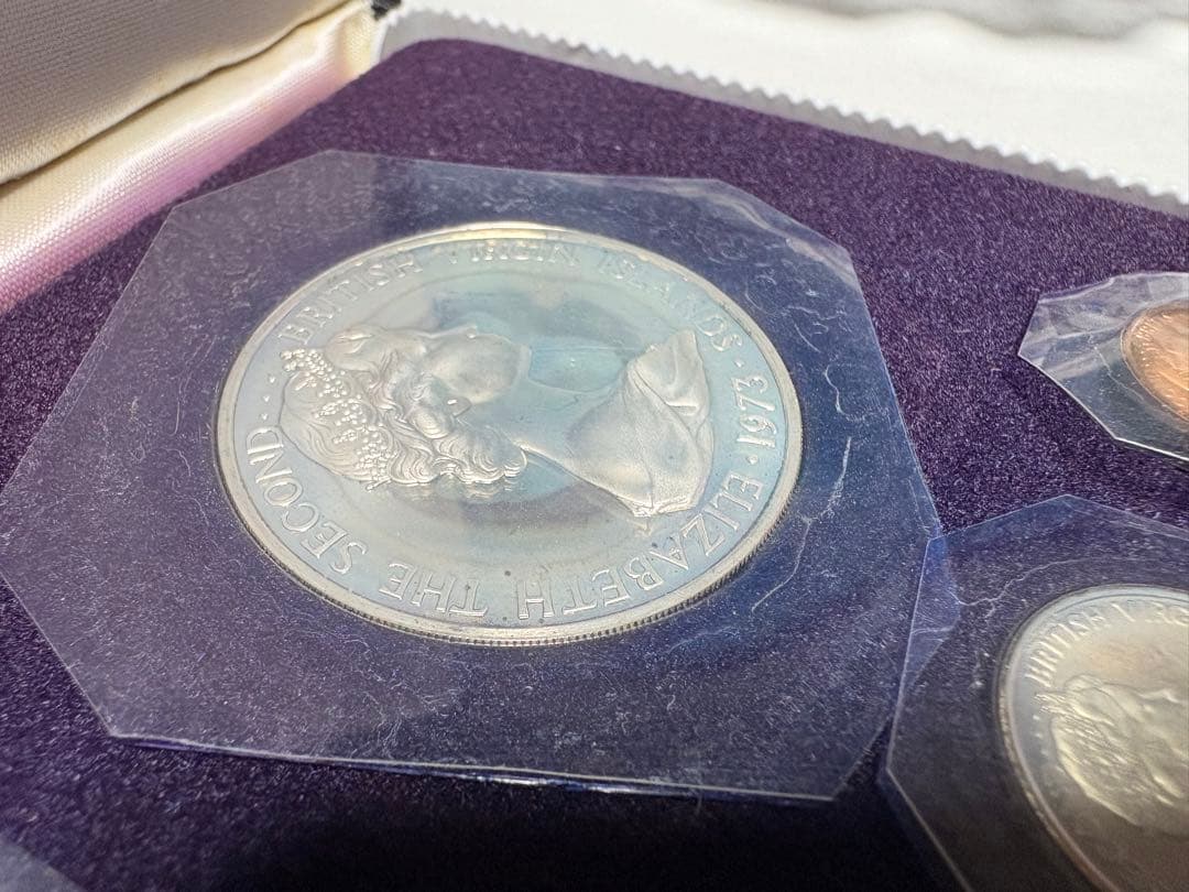 【銀貨保証】極美品　ヴァージン諸島 プルーフ貨幣セット 1ドル銀貨含　SV925