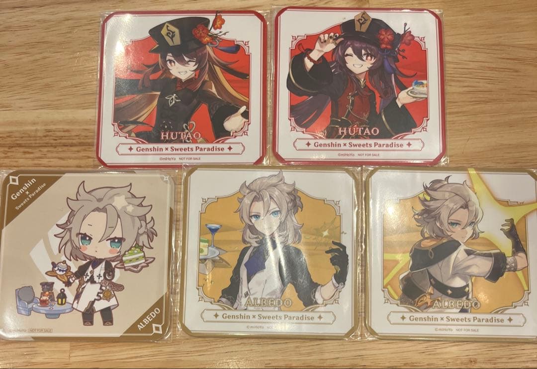 原神 スイパラコラボ まとめ売り モンド 璃月 コースター・缶バッジ・アクスタ等