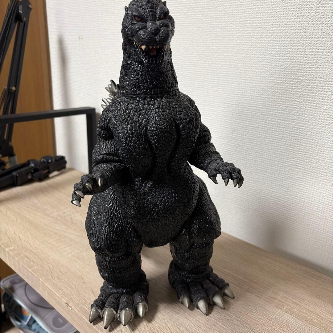 特大 ゴジラ 1991 ソフビ 全長約52cm 高さ約35cm バンダイ