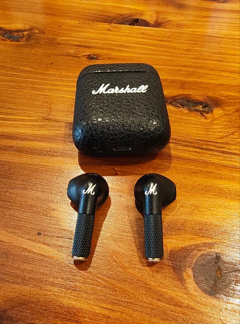 Marshall ワイヤレスイヤホン ブラック