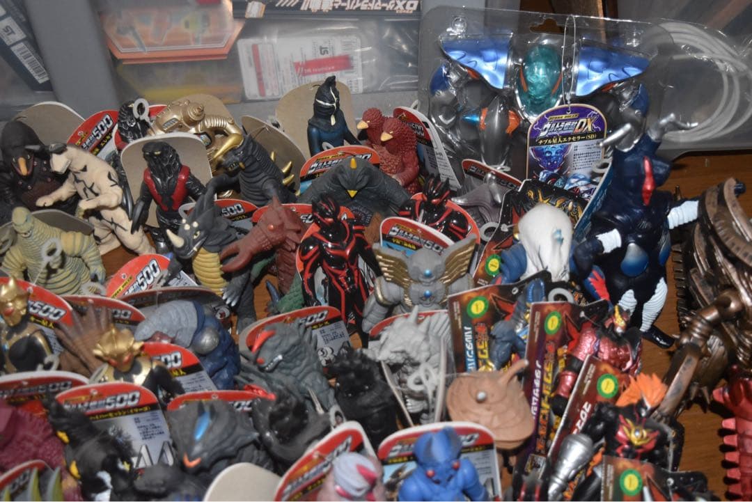 ウルトラマン　ウルトラ怪獣500 初版　フルセット　丸タグ　ソフビ