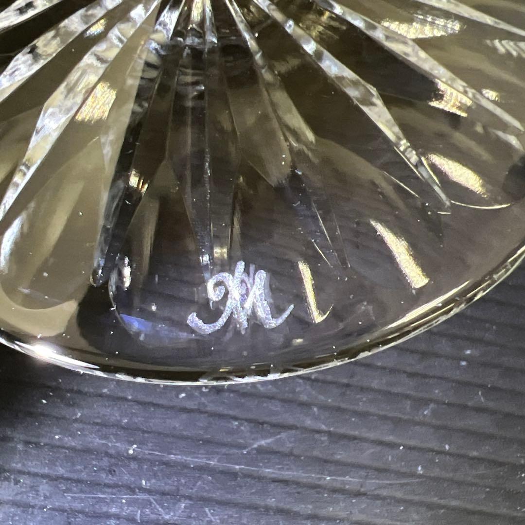 マイセン　クリスタルシャンパングラス　高さ22.5㎝　東Y7-1128☆1F