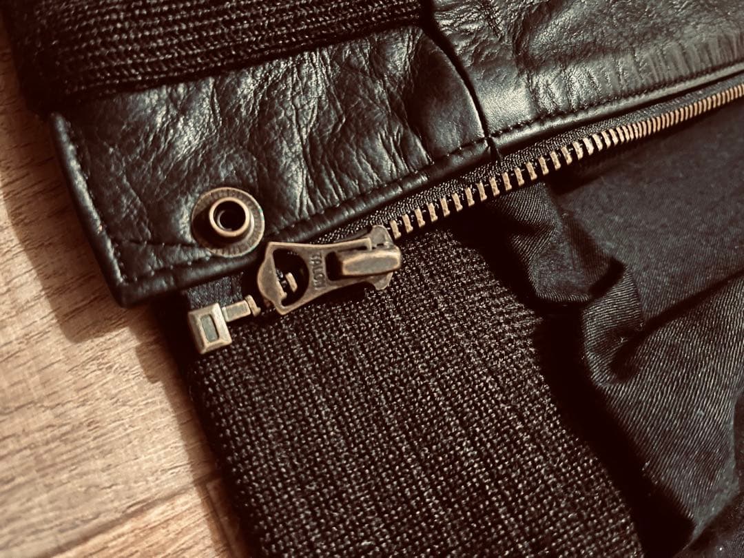 【POLO RALPH LAUREN】レザージャケット A2 フライト ブラック