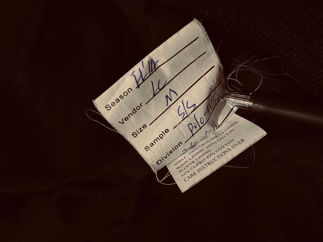 【POLO RALPH LAUREN】レザージャケット A2 フライト ブラック