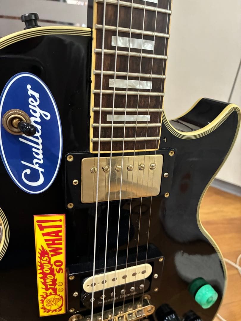 レスポール　横山健　ブラック　ナビゲーター　Navigator