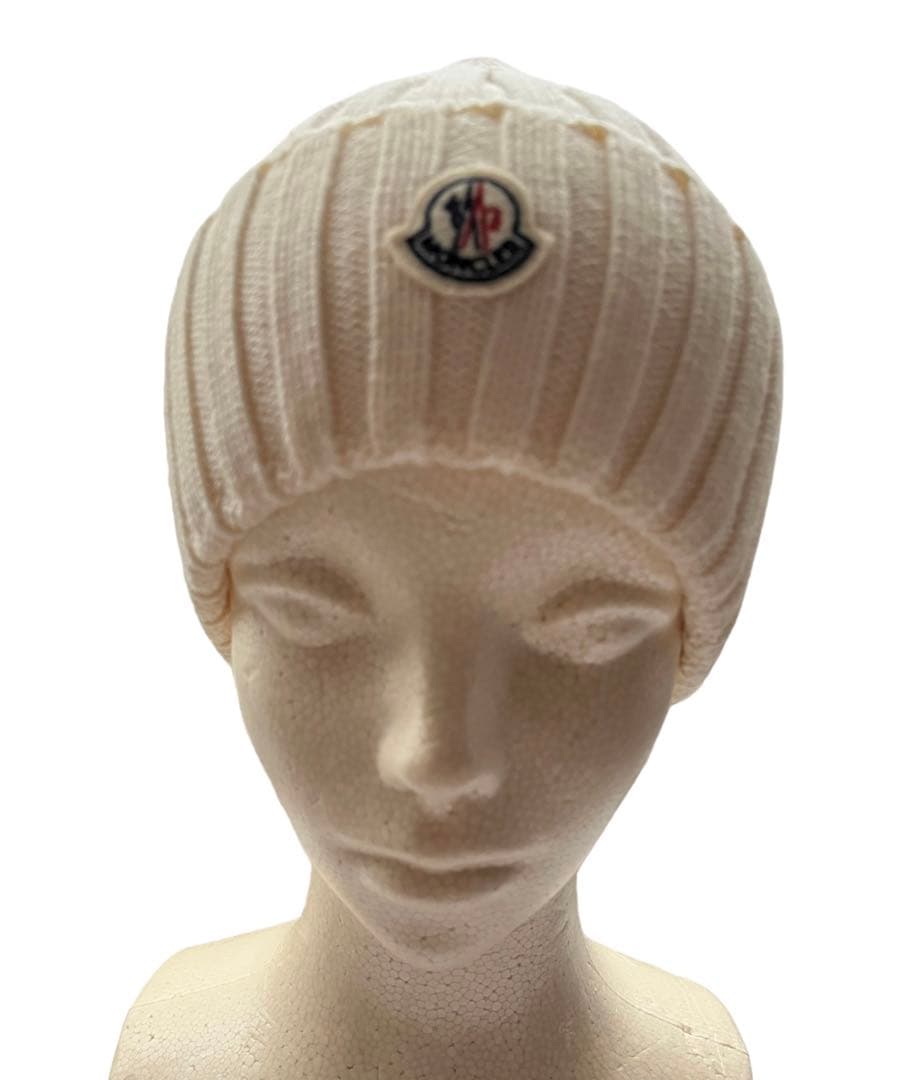 モンクレール ビーニー アイボリー