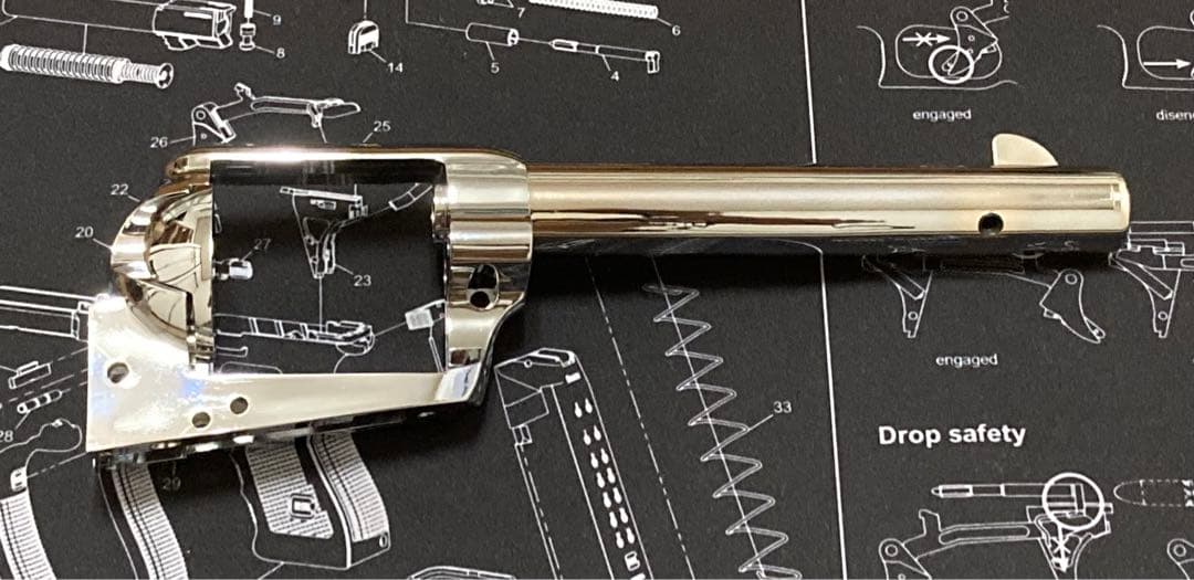 新品 未使用 ハートフォード SAA シルバー アーティラリー バレルフレーム