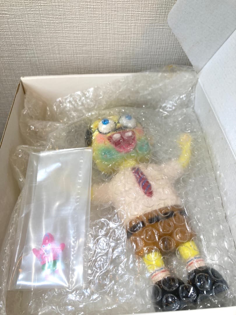 ム*パ様 [新品未使用品] Dehara デハラ サトシ君なスポンジボブ ソフビ