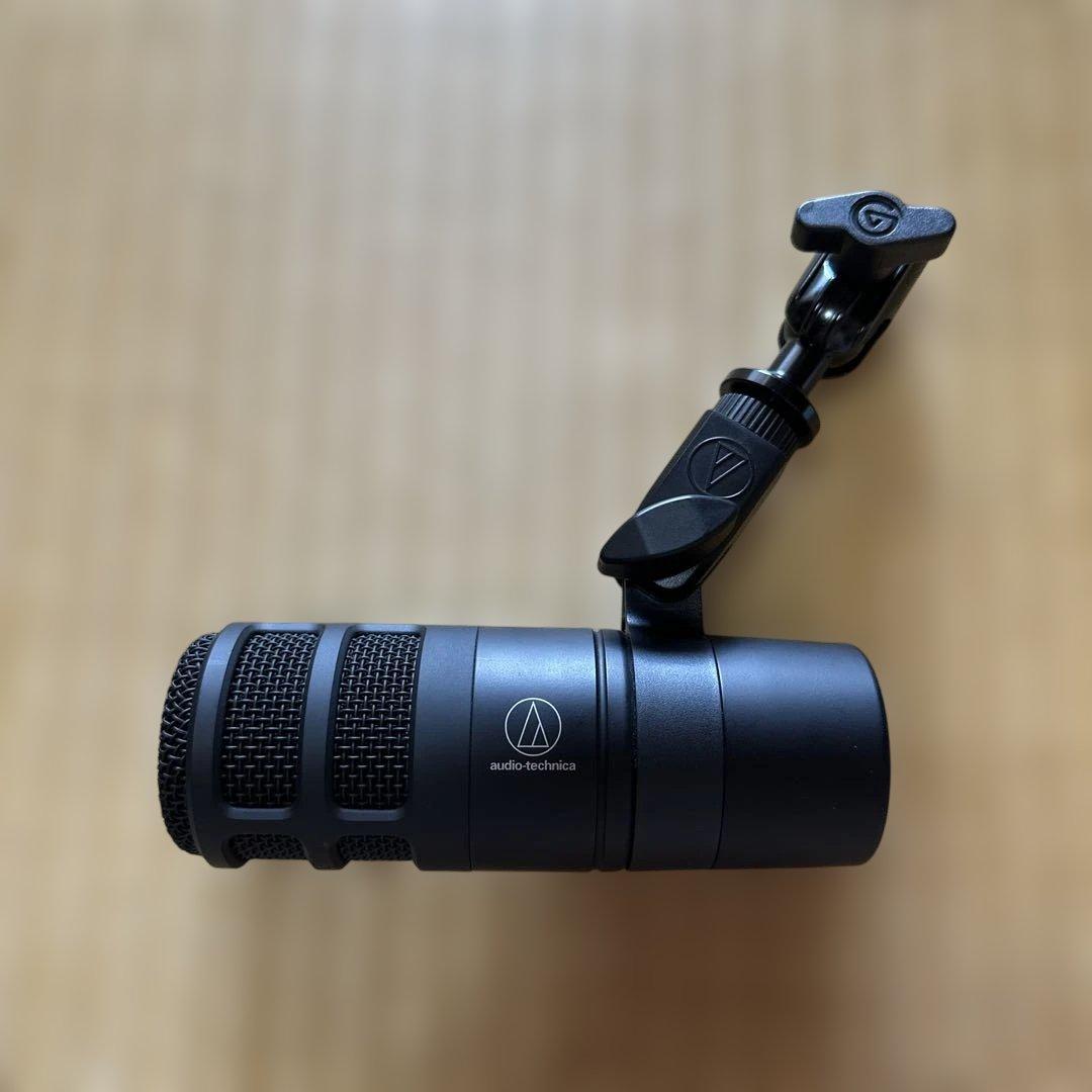 オーディオテクニカ　AT2040マイク　ケーブル　マイクアーム　フルセット