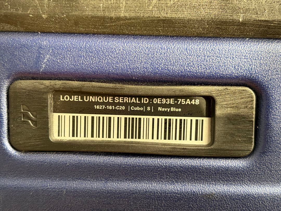 【値下】LOJEL Cubo-S ネイビー キャリーケース 縦