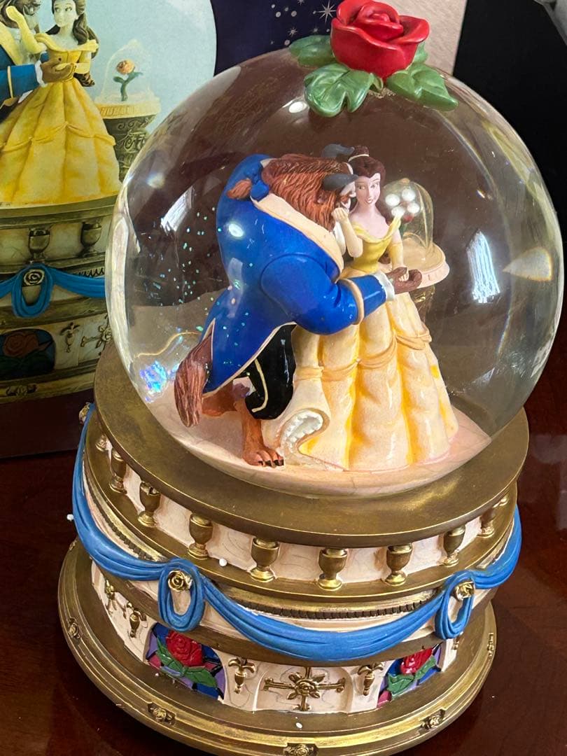 美女と野獣♡スノードーム　オルゴール
