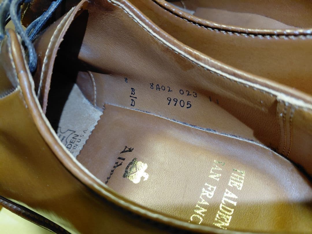 激レア　オールデン　ウイスキーコードバン　9905 US8D Alden