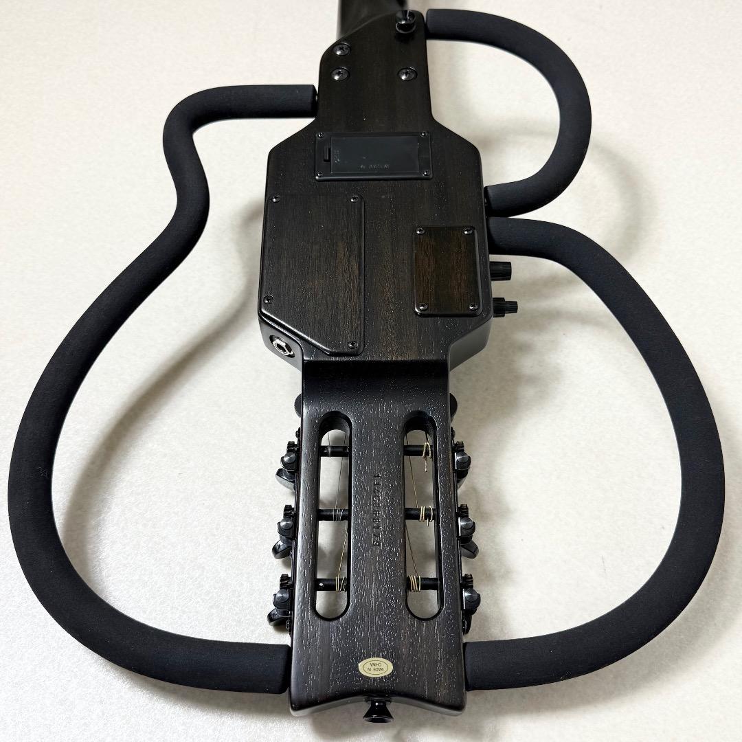 Aria サイレントギター AS-101S トラベルギター ギグバック付 アリア