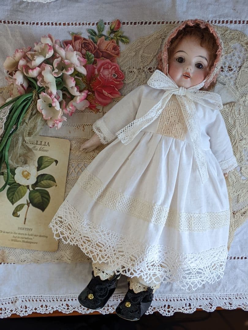 【c】アンティークビスクドール　ケストナー　約28cm