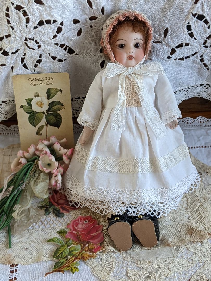 【c】アンティークビスクドール　ケストナー　約28cm