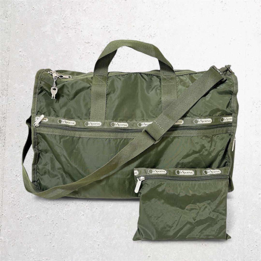 レスポ　デラックスウィークエンダー　鍵＆ポーチ付き　ボストンバッグ　２WAY