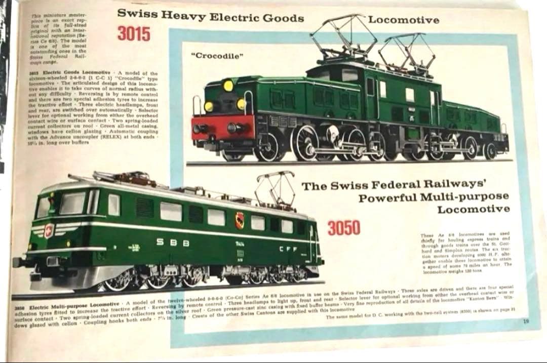 メルクリン HO 3050 スイス連邦鉄道　Ae6/6 完全稼働品　箱付