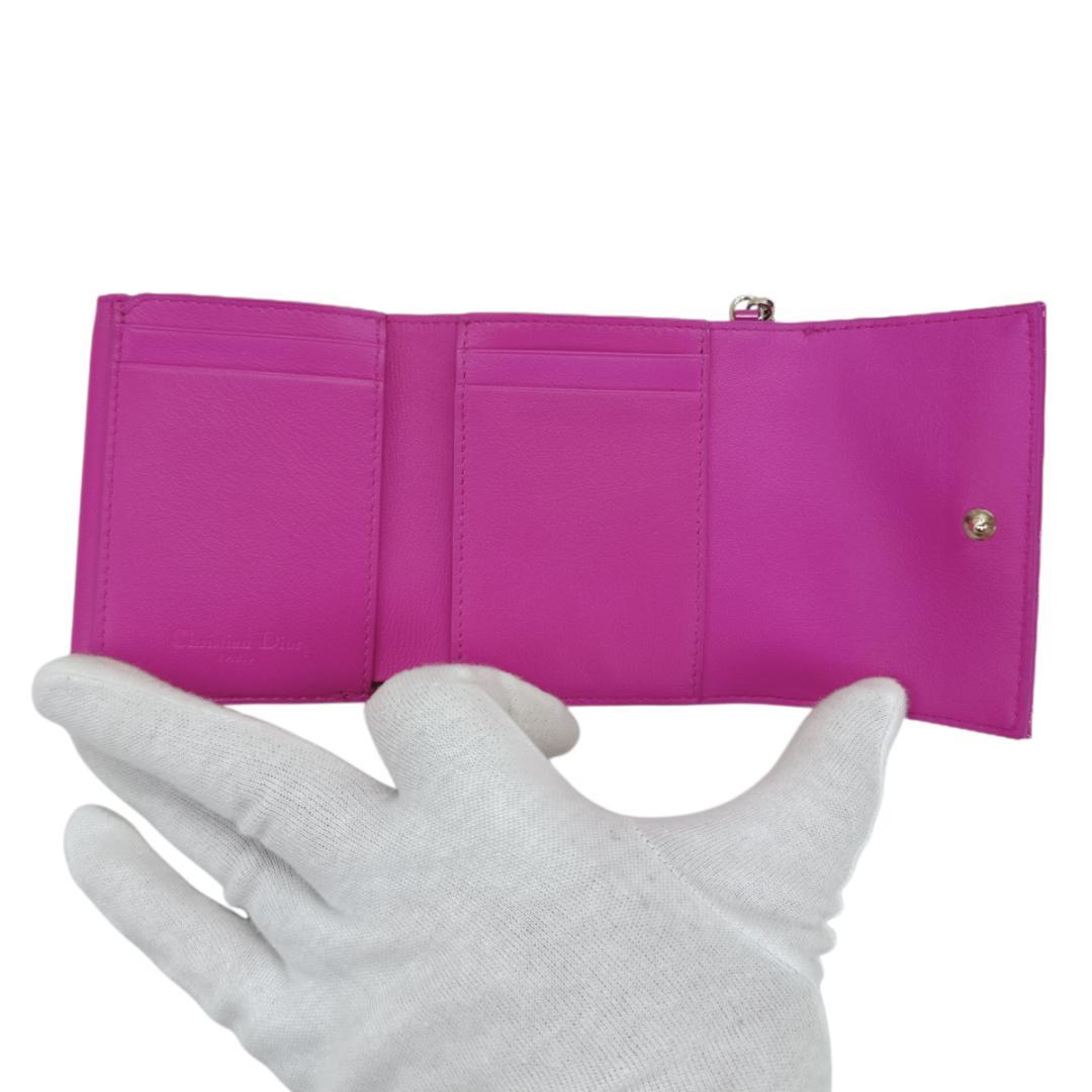 Christian Dior 三つ折り財布 ロータスウォレット レディディオール