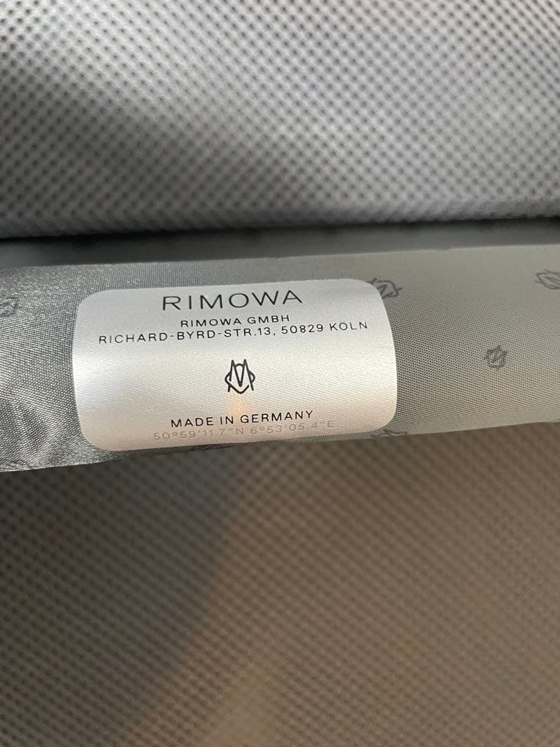 RIMOWA リモワ　スーツケース　オリジナルチェックイン　L 86L シルバー