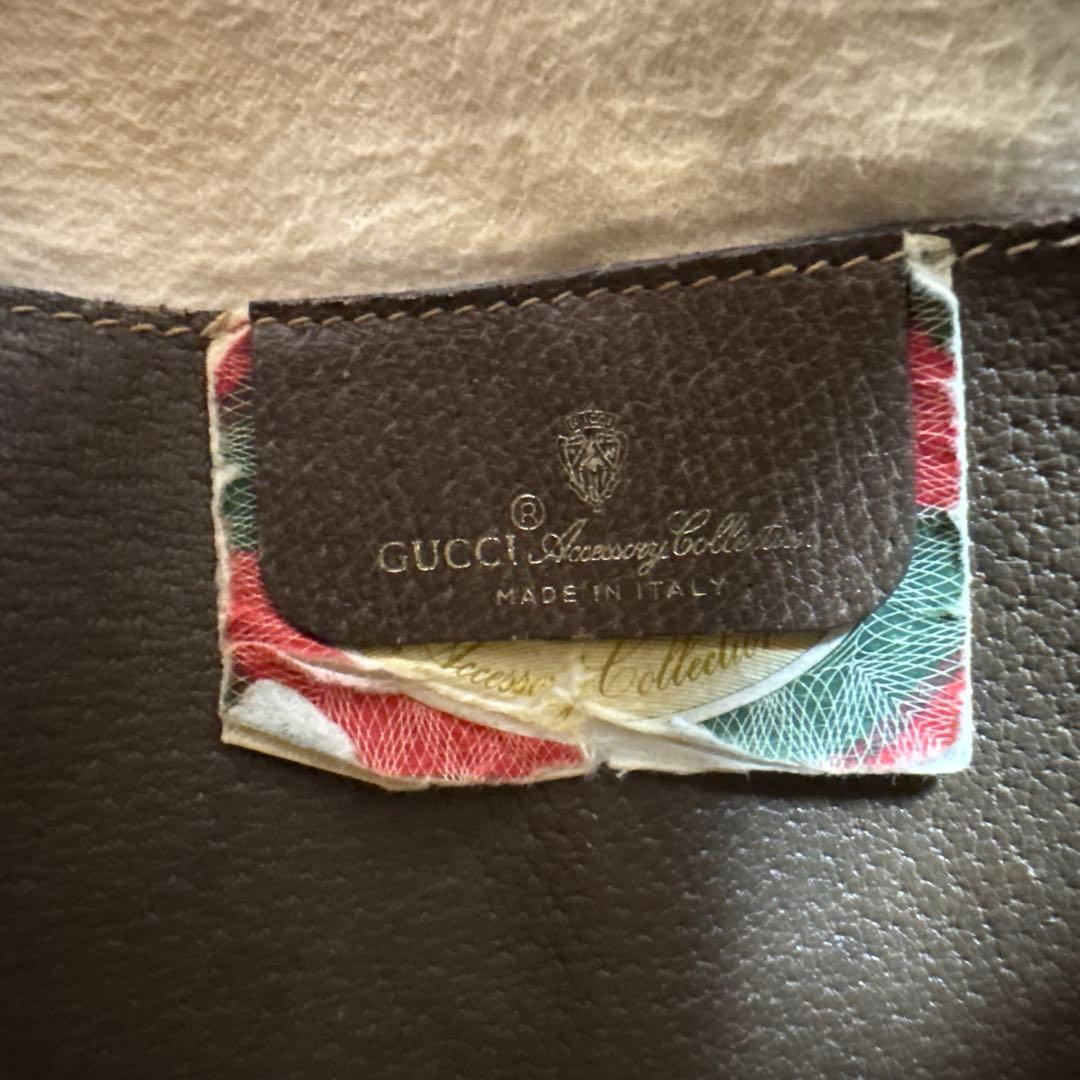 GUCCI グッチ ヴィンテージ オールドグッチシェリーライン ショルダーバッグ