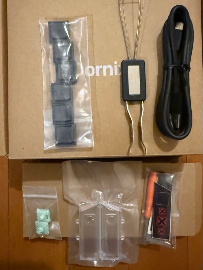 ダ*パ様 Cornix LP分割キーボード BLACK